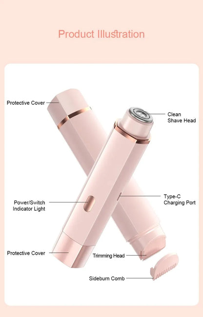 Silky Splash 2-in-1 Facial & Body Shaver